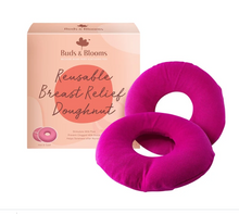 Load image into Gallery viewer, Buds & Blooms Breastfeeding Doughnut Pair "Boob Warmers"