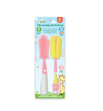 Load image into Gallery viewer, Tiny Buds Baby Naturals Silicone Baby Bottle Brush