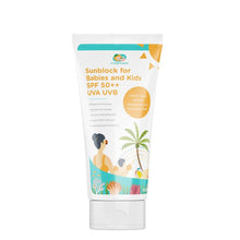 Load image into Gallery viewer, Orange and Peach Sunblock for Babies and Kids SPF 50++