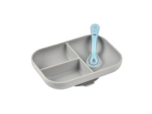 Load image into Gallery viewer, Beaba Silicone Suction Divided Plate + 2nd Stage Spoon