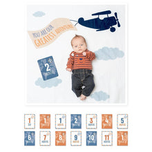 Load image into Gallery viewer, Lulujo Milestone Blanket & Cards Set