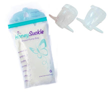 Load image into Gallery viewer, Honeysuckle Breast Pump Bags 6oz 25s