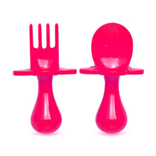 Load image into Gallery viewer, Grabease Toddler Fork and Spoon Set