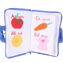 Load image into Gallery viewer, My Abc Activity Cloth Book