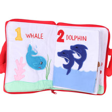 Load image into Gallery viewer, Under The Sea Counting Book 1.0 Cloth Book