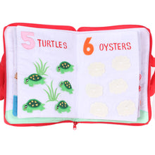 Load image into Gallery viewer, Under The Sea Counting Book 1.0 Cloth Book