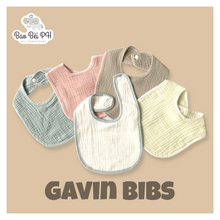 Load image into Gallery viewer, Bao Bei Gavin Bib (Set of 5)
