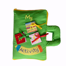 Load image into Gallery viewer, My Abc Activity Cloth Book