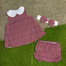 Load image into Gallery viewer, Deberry Eyelet Collared Baby Set