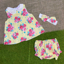 Load image into Gallery viewer, Deberry Eyelet Collared Baby Set