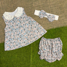 Load image into Gallery viewer, Deberry Eyelet Collared Baby Set