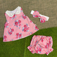 Load image into Gallery viewer, Deberry Eyelet Collared Baby Set