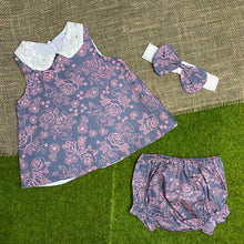 Load image into Gallery viewer, Deberry Eyelet Collared Baby Set