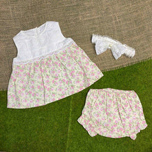 Load image into Gallery viewer, Deberry Lacey Top Details Baby Set