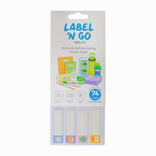 Load image into Gallery viewer, Totsafe Label 'N Go Write On Self-Laminating Stickers 74's
