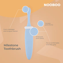 Load image into Gallery viewer, Nooboo Milestone Silicone Toothbrush