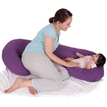 Load image into Gallery viewer, Snug-A-Hug Pillow with Case (Maternity and Nursing Pillow)