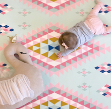 Load image into Gallery viewer, Play with Pieces - Moroccan Rug/ Polka Dot Play Mat