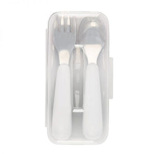 Load image into Gallery viewer, Oxo Tot On The Go Fork And Spoon Set With Carrying Case