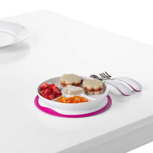Load image into Gallery viewer, Oxo Tot Stick And Stay Suction Divided Plate