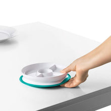 Load image into Gallery viewer, Oxo Tot Stick And Stay Suction Divided Plate