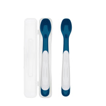 Load image into Gallery viewer, Oxo Tot On-The-Go Plastic Feeding Spoon With Case (2 Pack)