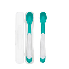 Load image into Gallery viewer, Oxo Tot On-The-Go Plastic Feeding Spoon With Case (2 Pack)