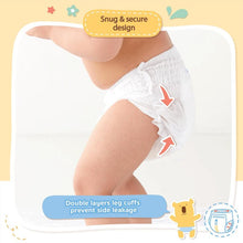 Load image into Gallery viewer, Baby Moby Chlorine Free Diaper Pants (Medium Size 6-11kgs) - 50 pcs