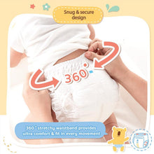 Load image into Gallery viewer, Baby Moby Chlorine Free Diaper Pants (Medium Size 6-11kgs) - 50 pcs