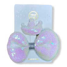 Load image into Gallery viewer, Handmade Crown & Ribbon Clips