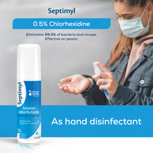 Load image into Gallery viewer, Septimyl Disinfectant Solution 100ml Spray Bottle