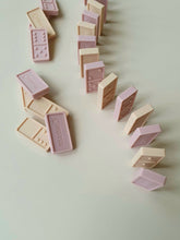 Load image into Gallery viewer, Tots & Kisses Domino Set in Rose Mix