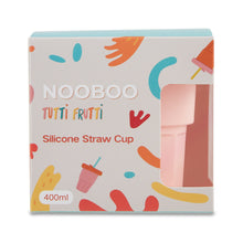Load image into Gallery viewer, Nooboo Tutti Frutti Silicone Straw Cup