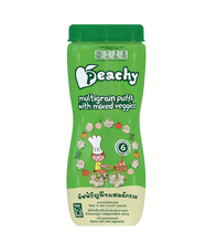 Load image into Gallery viewer, Peachy Multigrain Puffs 1yr +