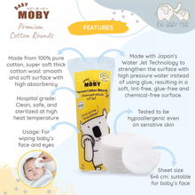 Load image into Gallery viewer, Baby Moby Cotton Rounds