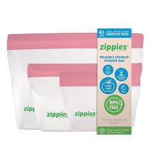 Load image into Gallery viewer, Zippies Reusable Bags (Sampler Color Pack)