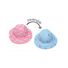 Load image into Gallery viewer, Flap Jack Kids - Reversible Baby & Kids Patterned Sun Hat