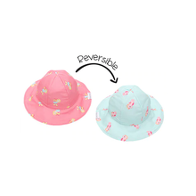 Load image into Gallery viewer, Flap Jack Kids - Reversible Baby & Kids Patterned Sun Hat