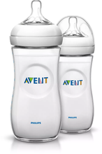 Load image into Gallery viewer, Philips Avent Natural Baby Bottle 11oz/330ml Twin Pack