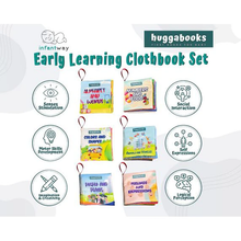 Load image into Gallery viewer, Infantway - Huggabooks Early Learning Cloth Book Set