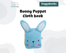 Load image into Gallery viewer, Infantway - Huggabooks Bunny Puppet Cloth Book