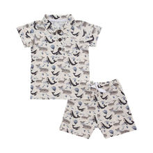 Load image into Gallery viewer, Bamberry - Button Down Top and Shorts Set