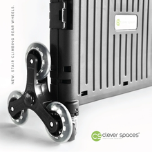 Load image into Gallery viewer, Clever Spaces Stair Climber Foldable Trolley Cart (with Lid)