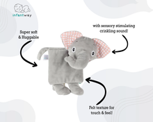 Load image into Gallery viewer, Infantway - Huggabooks Elephant Plush Toy Cloth Book