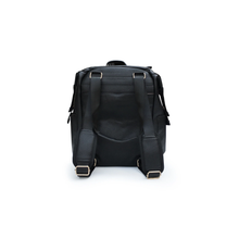 Load image into Gallery viewer, Bebe Chic Ashton Diaper Bag Backpack - Black