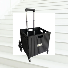 Load image into Gallery viewer, Clever Spaces Stair Climber Foldable Trolley Cart (with Lid)