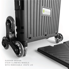 Load image into Gallery viewer, Clever Spaces Stair Climber Foldable Trolley Cart (with Lid)