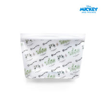 Load image into Gallery viewer, Zippies Lab Mickey Hello Green World Reusable Standup Bags (Set of 3)