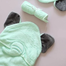 Load image into Gallery viewer, Nuborn Bamboo Hooded Towel And Wash Cloth Set