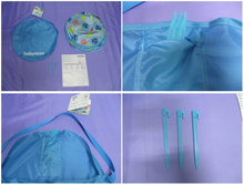 Load image into Gallery viewer, Babymoov Anti-UV Tent 50+ UPF Protection Blue Waves